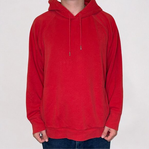 Red Blank Drawstring Target Oversized Hoodie w/ Pockets XXL - Picture 1 of 7